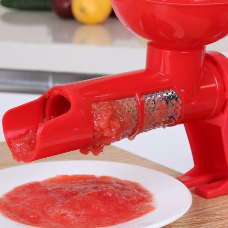 Exprimidor de salsa de tomate Manual de plástico para zumo de tomate multifuncional accesorios de cocina Gadgets Herramientas de frutas