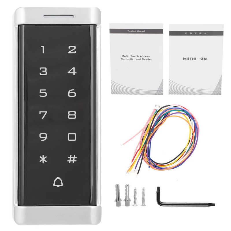 Door Attendance Machine Access Control System Keypad 125KHz Password ID Card for Wiegand26 Input/Output Backlit Keypad