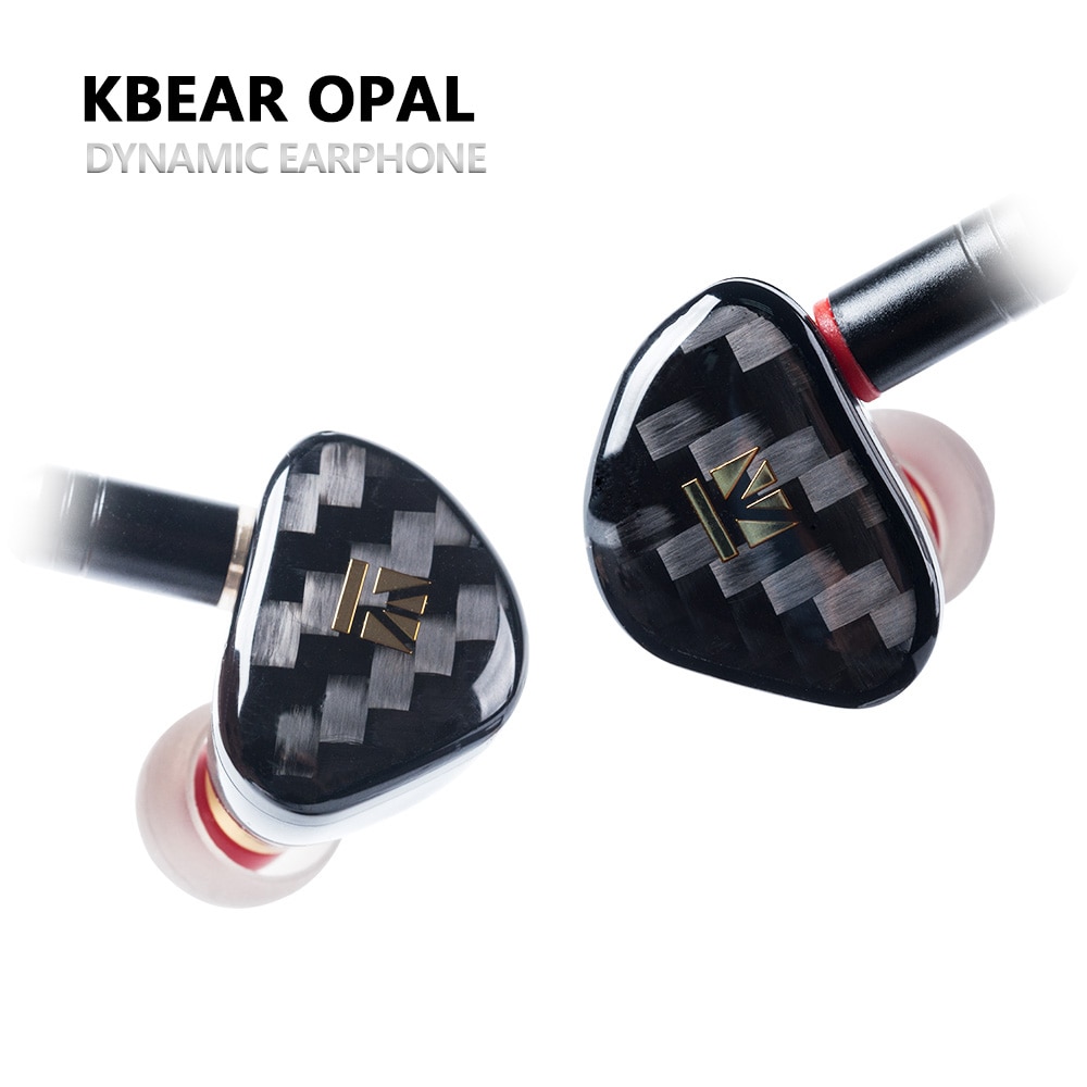AK KBEAR Opal Dynamic Driver in Ear Earphone Bass DJ Running Sport Technology HIFI Headset with 3.5mm MMCX Earbud KEEAR F1