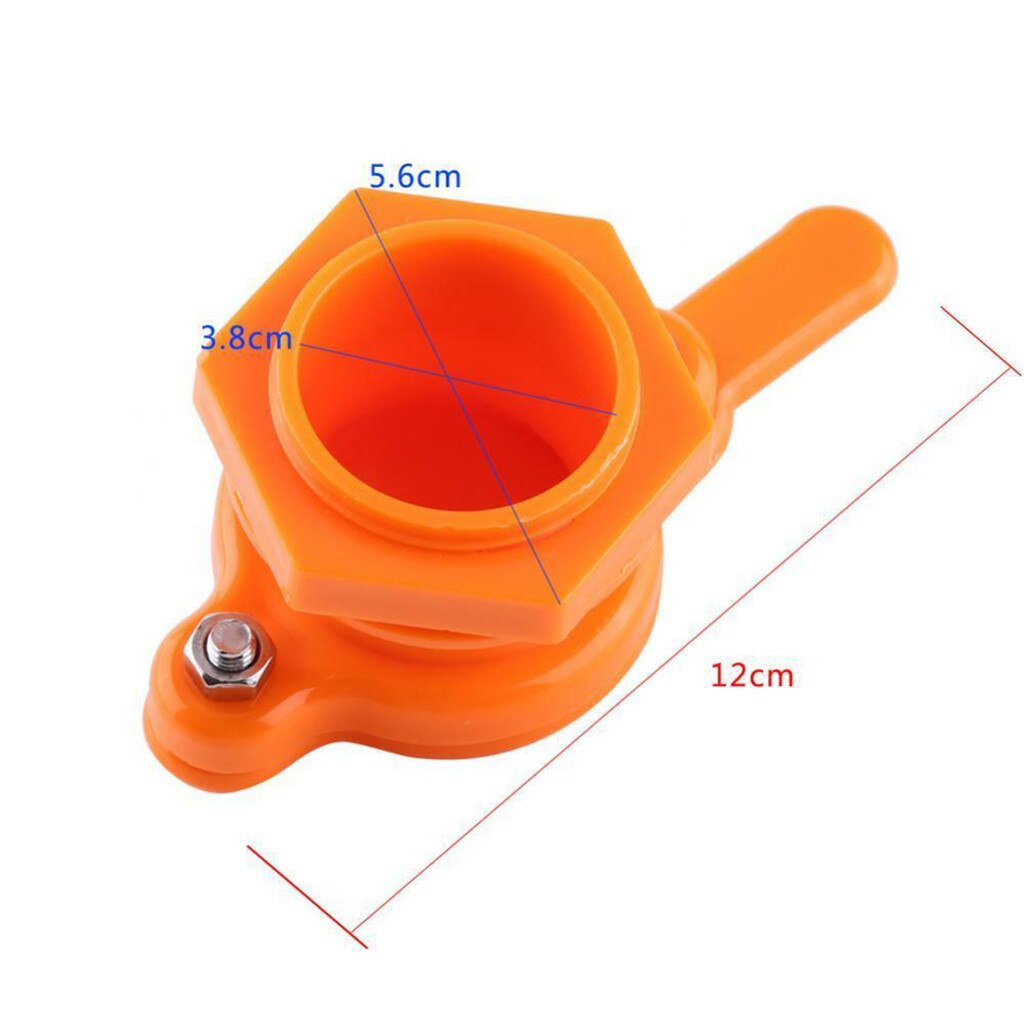 Fast Plastic Honey Gate-Valve Honey Extractor Flow Port Gardening Bee Honey Tap Special Outflow Beekeeping Tools