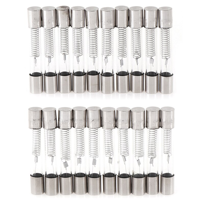Fusible haute tension 0,65a 0,7a 0,75a 0,8a 0,9a 6x40mm | four à micro-ondes 5KV pratique, 10 pièces