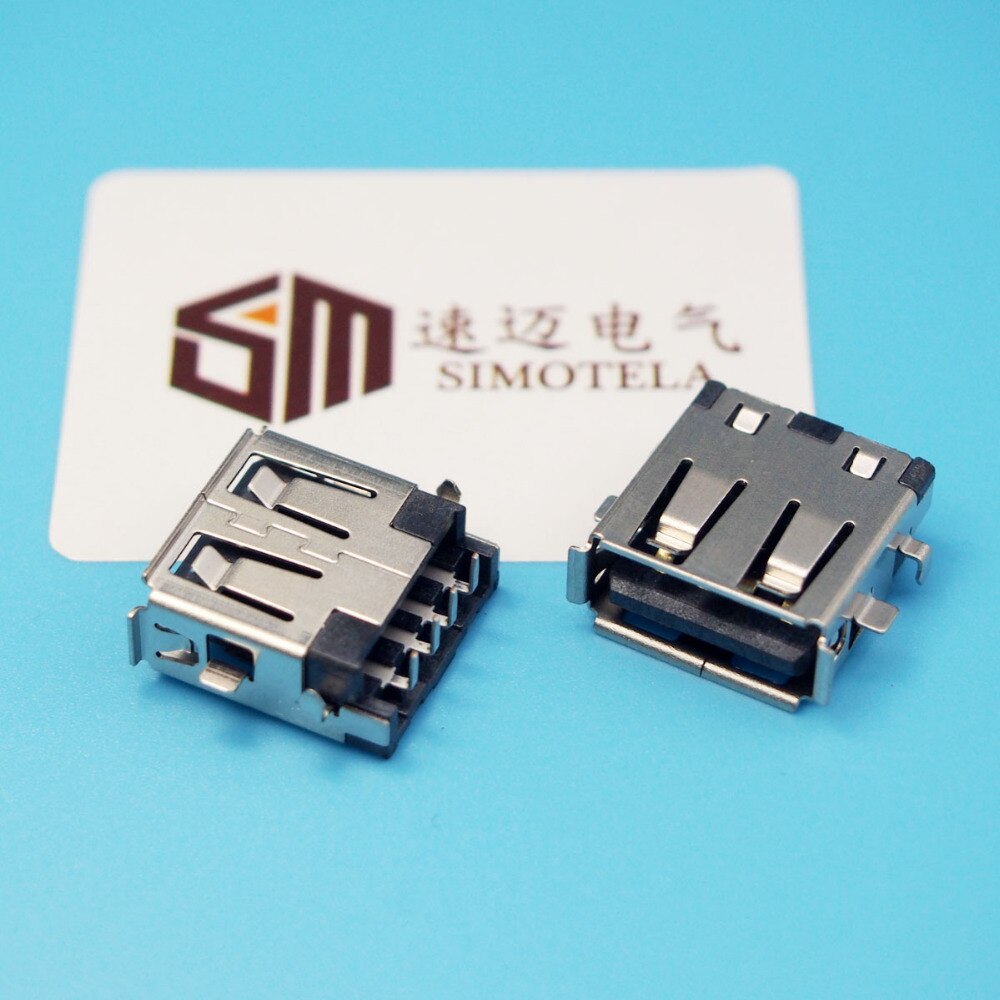 10pcs/lot Original USB Jack USB Connector 2.0 USB Female Socket for Laptop Lenovo Hasee HP DELL ACER Notebook