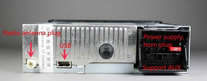 Echte Originele RD43 Autoradio met CD USB aux MP3 voor Peugeot 207 206 307 308 408 807 Citroen C2 C3 C4 C5 C8