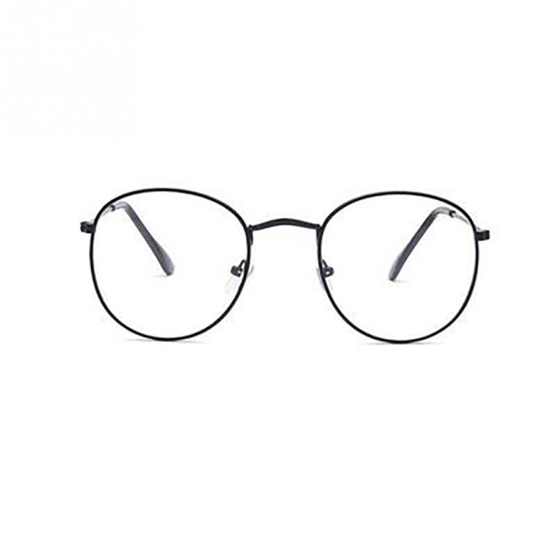 Unisex klassieke gouden metalen montuurbril voor dames en heren, klassieke vintage optische leesbril