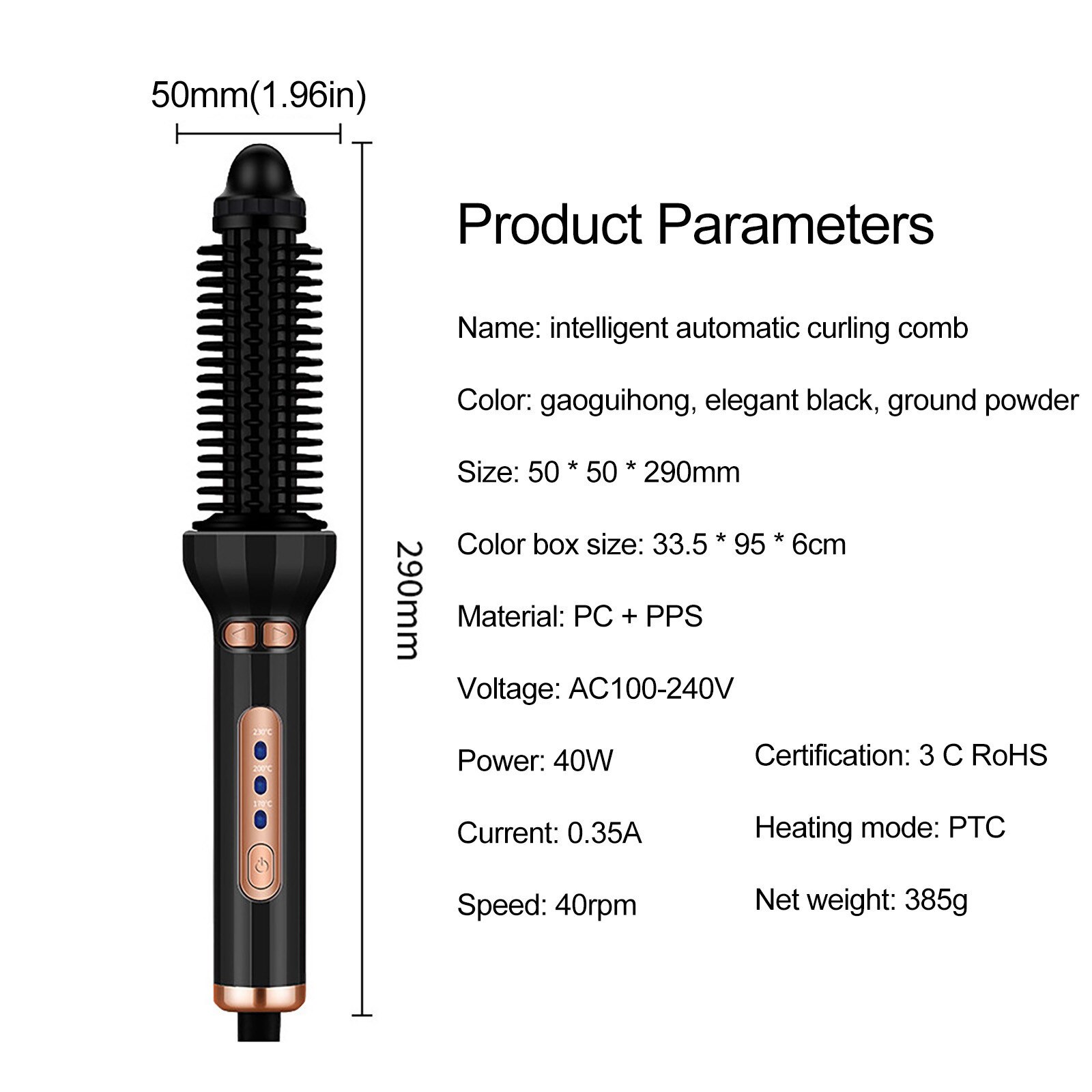 Beauty Devices Hair Straightener Ion Curling Hair Styler 30sec Fast Heating Straightener 2 IN 1 Hair Waver Styling