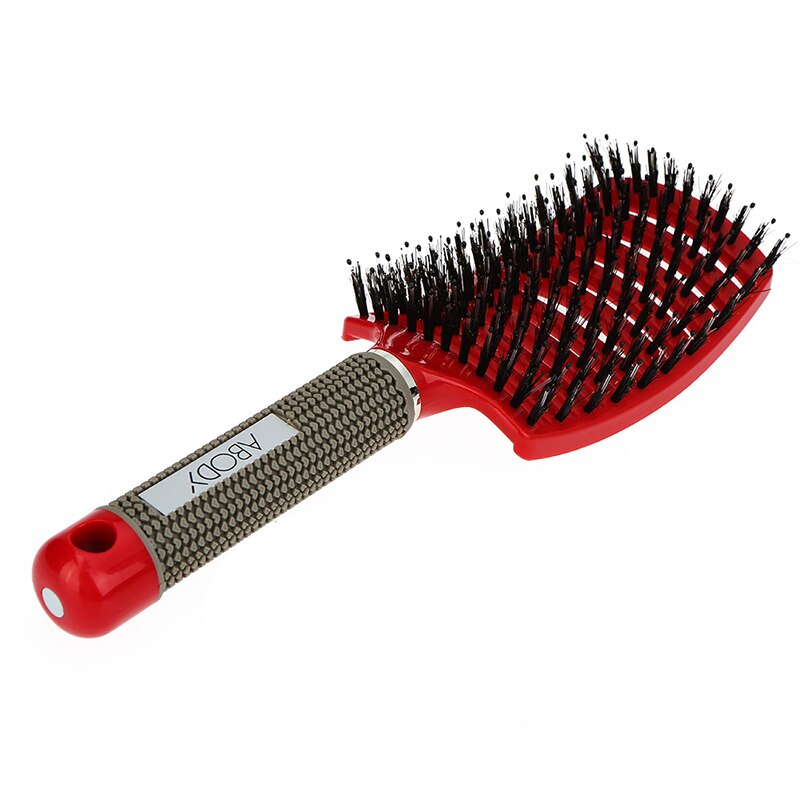 Original Abody Haar Pinsel Magie Haar Kamm Entwirren Haar Pinsel Detangle Läbenutzen Massage Kamm Frauen Verwicklung Friseur Salon: Abody Logo China