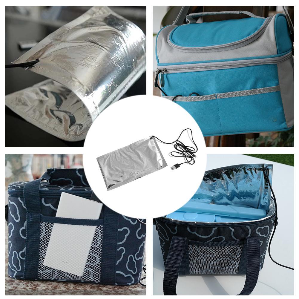 Usb Thermostaat Warmte Behoud Plaat Voor Lunch Tas Melk Heater Diy Voedsel Warmer Fles Lunch Plaat Thermische Pad Doos V2U5