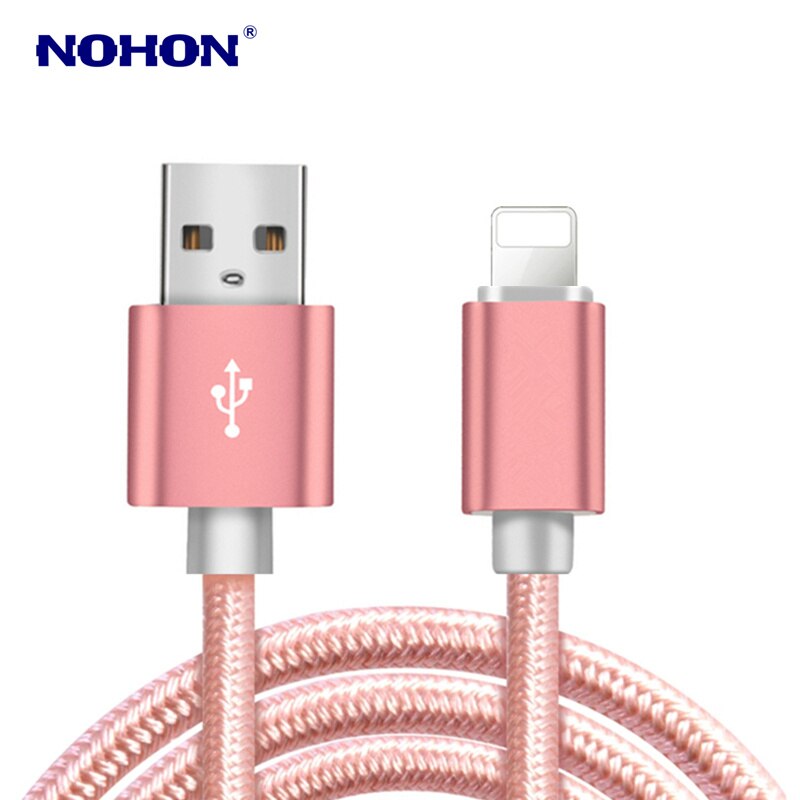 3m Ultra Long USB Data Sync Charge Cable for iPhone 5S 6S 5 6 7 8 Plus X XR XS 11 Pro Max Fast Charging USB Charger Cables Wire: Rose Gold / 3m