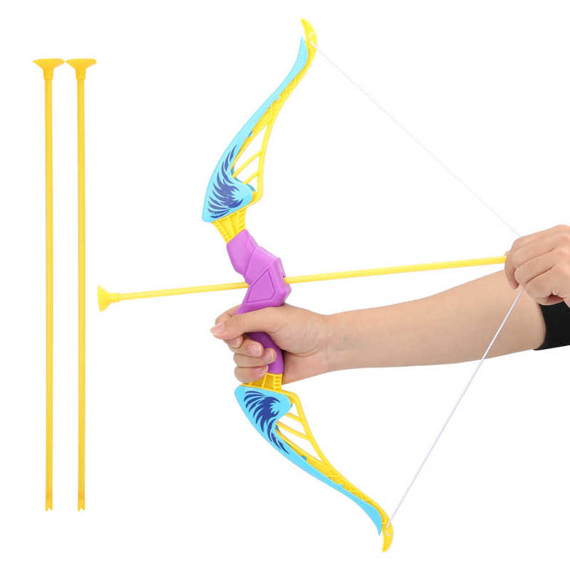 Kids Shooting Outdoor Sports Toy Bow Arrow Set Plastic Toys for Children Outdoor Funny Toys With Sucker Set Child Toy