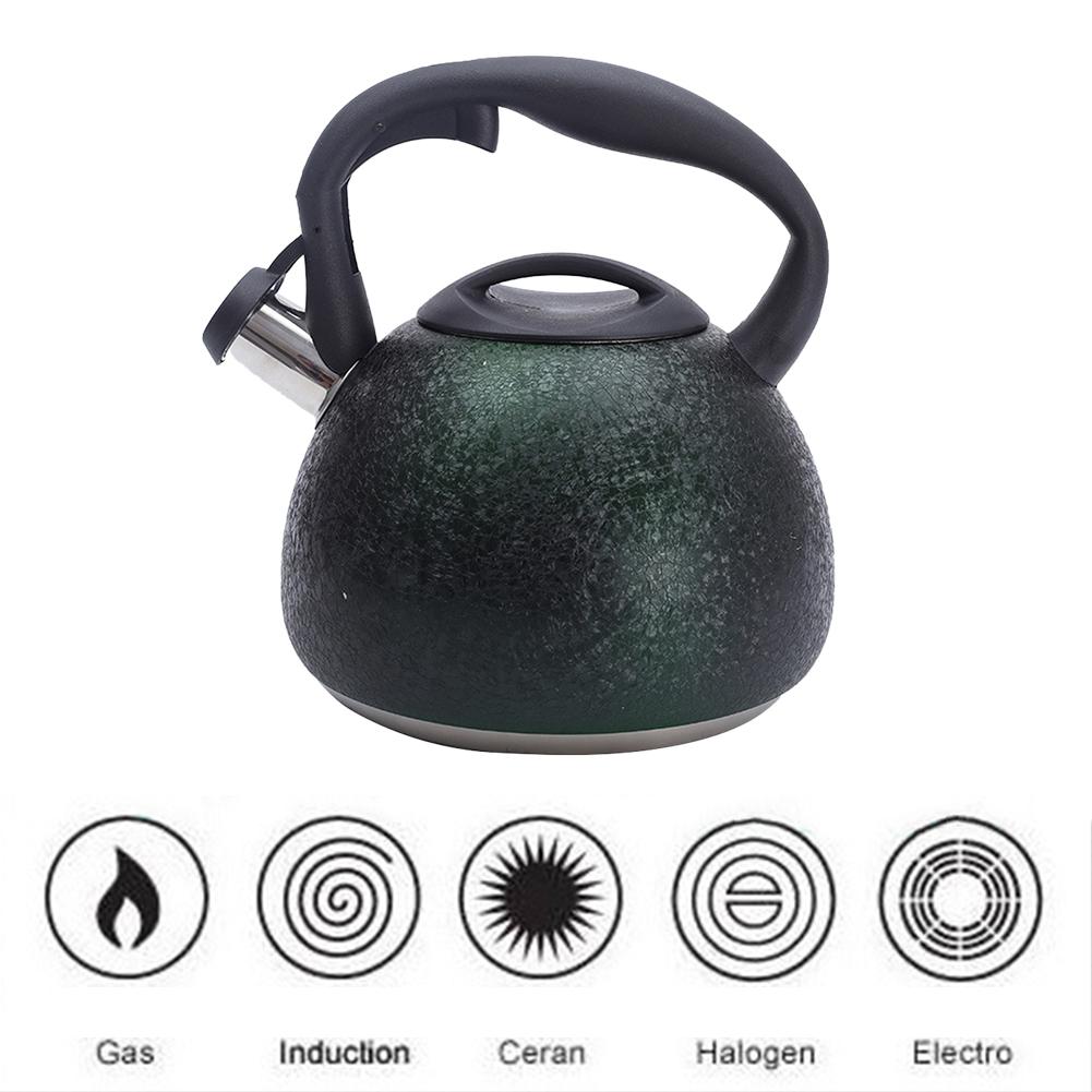 Stainless Steel 3L Water Kettle Induction Cooker Camping Kettles Stove Whistling Water Gas Teapot Cooking Tools Kitchen Tool: Default Title