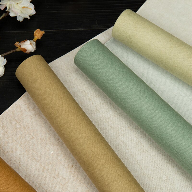 Batik Xuan Paper Rijstpapier Chinese Calligraphy Rice Paper Rolling Retro Small Regualr Script Calligraphy Half Ripe Xuan Paper