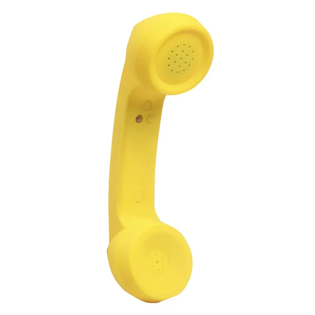 Drahtlose retro Telefon Hörer Und Verdrahtete Telefon Hörer Empfänger Kopfhörer Drahtlose Bluetooth Telefon Hörer: Gelb