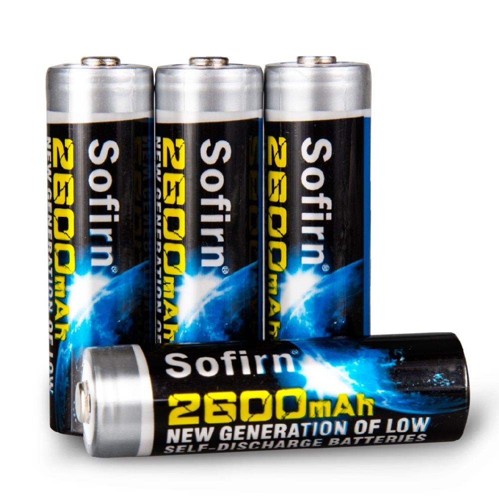Sofirn AA 2600mAh Oplaadbare Batterij Nimh aa batterij cel voor LED Zaklamp Eco-vriendelijke en Gerecycled