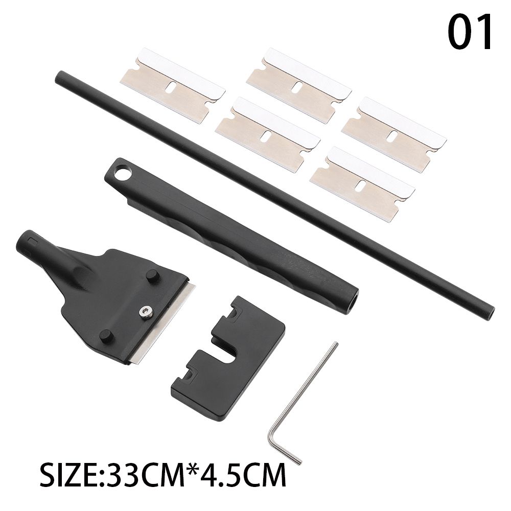 Rvs Aquarium Fish Tank Algen Schraper Schoon Borstel Blade Aquatic Water Levende Plant Gras Cleaning Multi-Tool Cleaner: 1