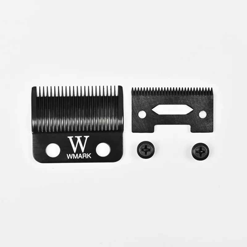 WMARK W-13 DLC FADE cortadora de pelo hoja de repuesto 440C metalurgia de polvo de acero inoxidable hoja móvil de cerámica accesorios de reemplazo