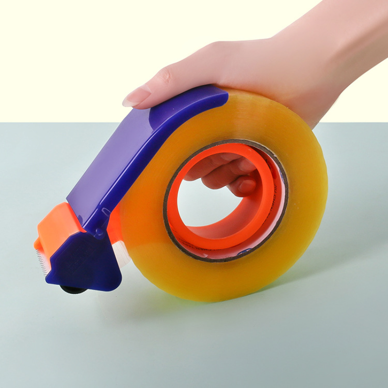 1PC Taper Tape Cutter Baler Adhesive Dispenser Office Desktop Blue Tape Holder Packing Dispense