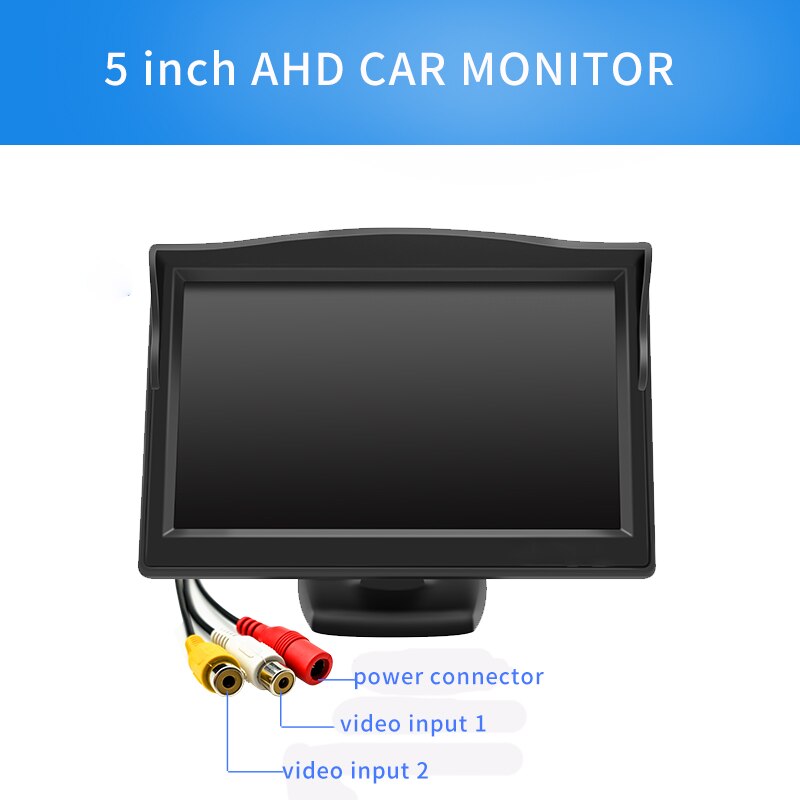 720P Ahd Auto Monitor Lcd-scherm Rear View Met High Definition Beeld Systeem