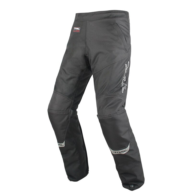 TNAC-Protectores de piernas para motocicleta, protectores de rodilla para Motocross, ligeros, a prueba de viento, más gruesos, CE,: Black / L