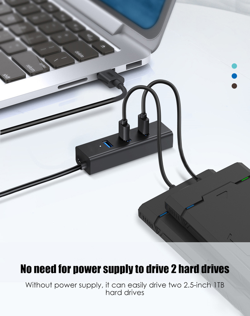 4 Port USB 2.0 Hub Adapter Mini USB Switch For PC Laptop Windows Surface Multi USB Splitter For Dell Macbook Air Pro Accessories