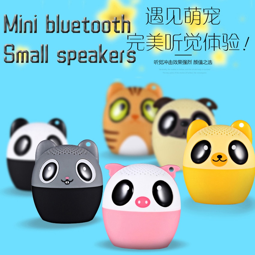 BM6 Mini Animal Bluetooth Speaker Portable Wireless Speakers Outdoor Sound Stereo Subwoofer Music Player for Phone