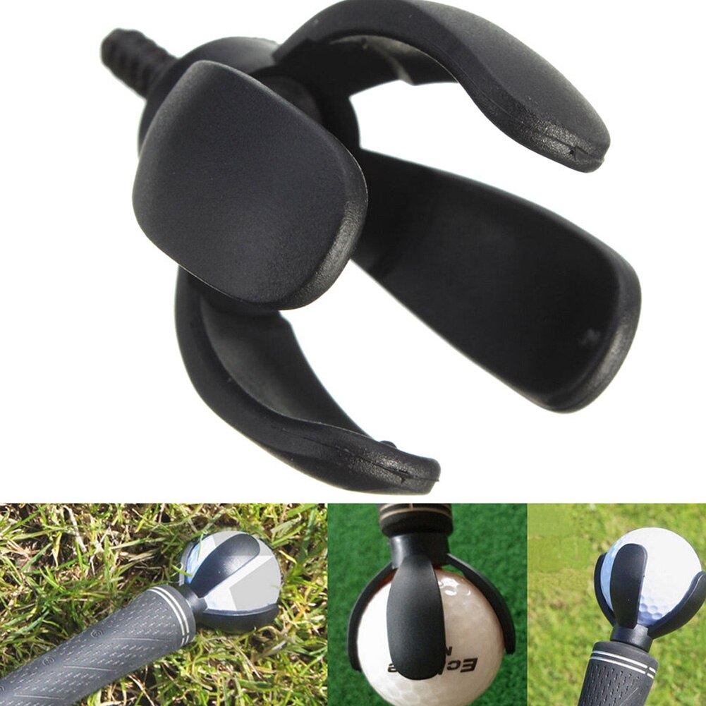 Golf Ball Retriever 4-Prong Pick Up Tool Claw Grabber Sucker For Putter Grip