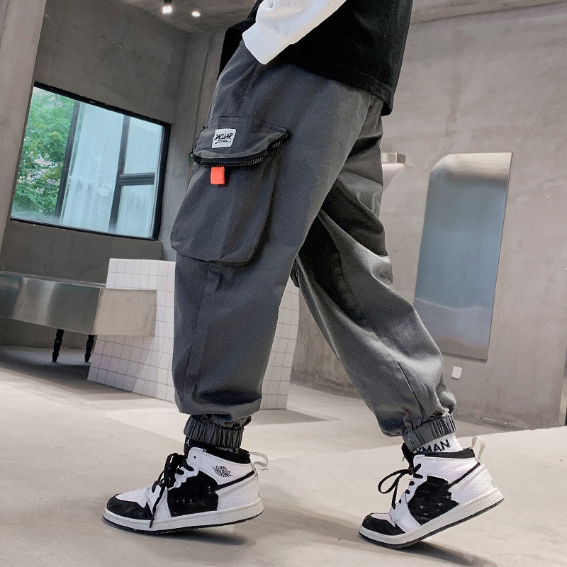 Pantalones de cintura elástica para niñas, ropa deportiva informal para chicas adolescentes de 5 a 14 años, , primavera y otoño: A / 8