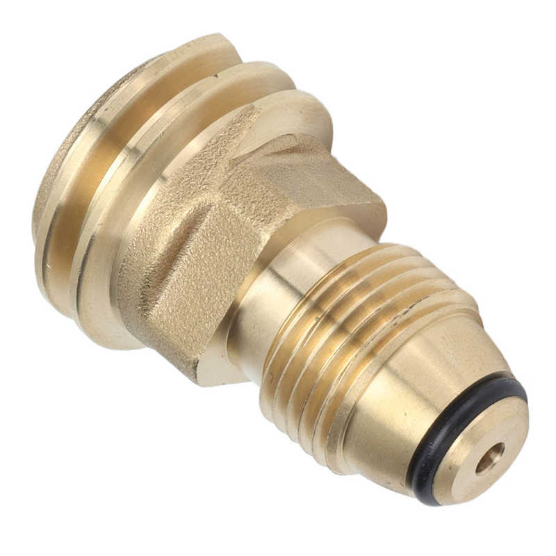 Gas Tank Conversion Connector Portable Simple Installation Gas Cylinder Adapter Airtight Connection for Barbecue