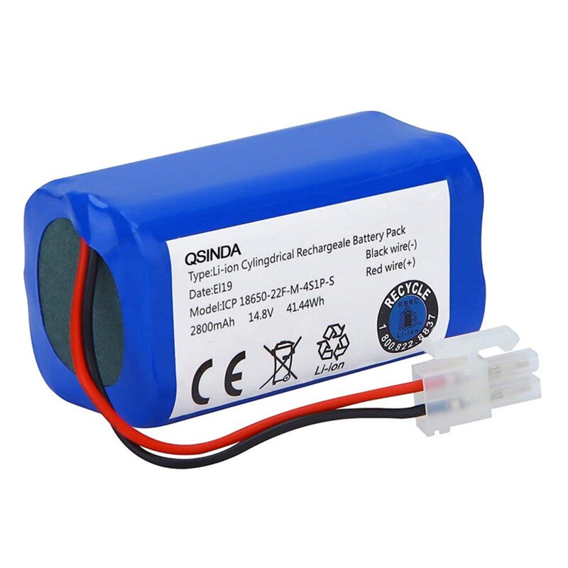 Batería de repuesto para Robot aspirador Ilife A4, A4S, A6, V7, 14,8 V, 2800Mah: Default Title