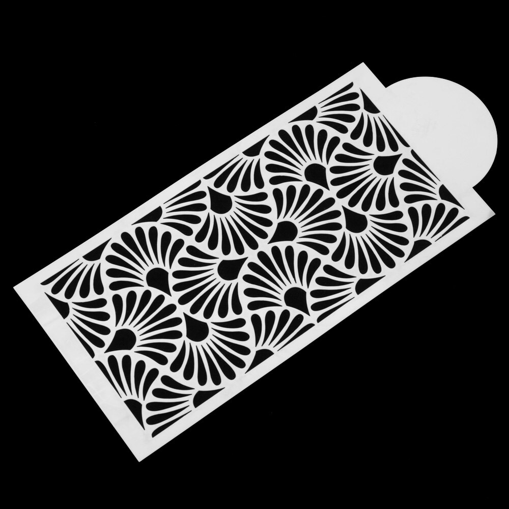 DIY Cake Baking Template Fondant Cake Mesh Stencils Plastic Embossing Mold Wedding Birthday Cookies Chocolate Decorating Tool