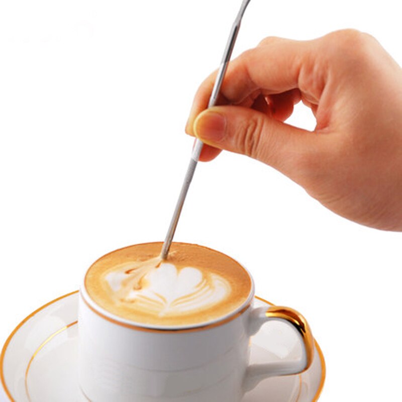 Set Latte Art tools Kit Pack Tool Replace Accessories Coffee Foam Template