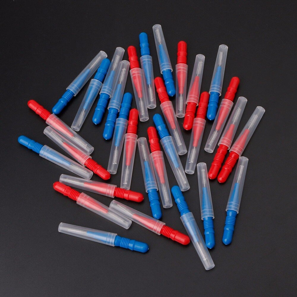 YAS 30/50Pcs Clean Tooth Floss Head Hygiene Dental Interdental Brush Toothpick Care