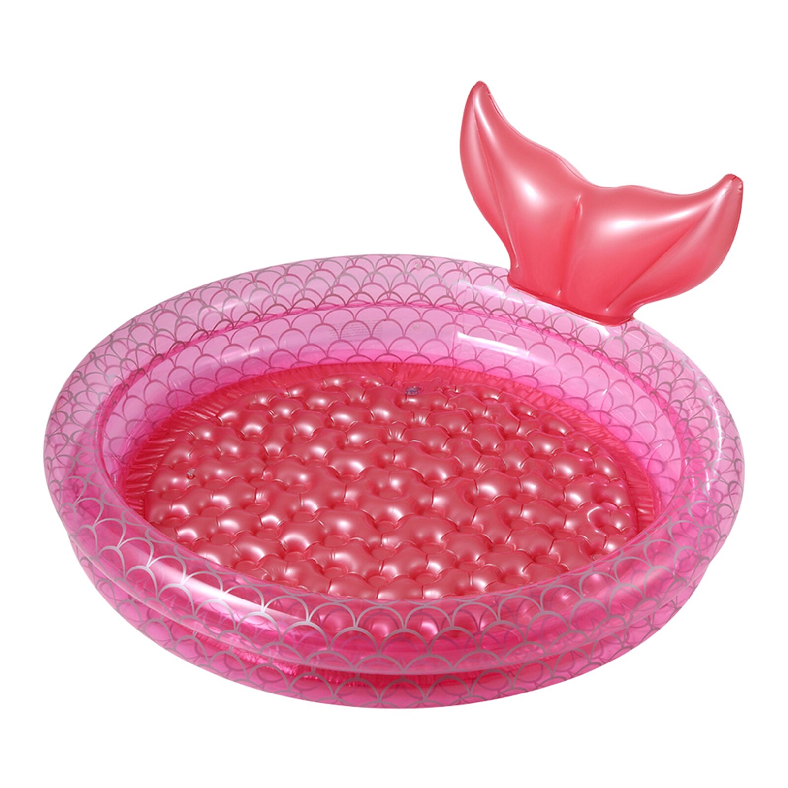 Backyard Swimming Kids Toddlers Summer Foldable Fish Shape Indoor Outdoor Water Play Family Inflatable Kiddie Pool PVC Portable: 150x28cm