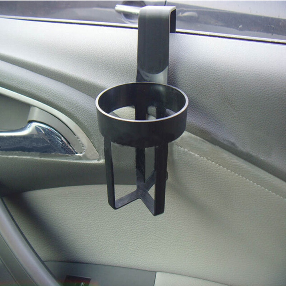 1pc Black Auto Car Vehicle Cup Can Drink Bottle Holders Container Hook For Truck Interior Window Dash Mount #YL1