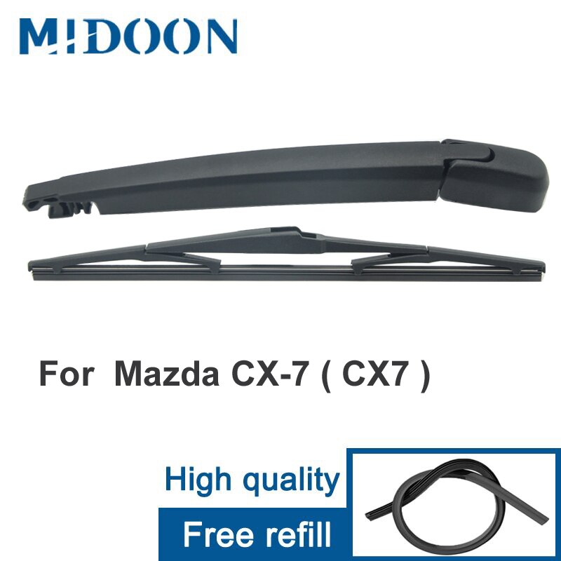 MIDOON 14 "Rear Wiper Blade & Rear Wiper Arm for Mazda CX-7 ( CX7 )