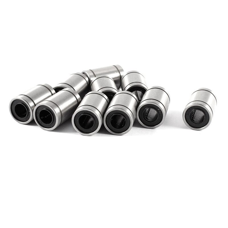 10Stck LM6UU LM8UU LM10UU LM12UU LM16UU LM20UU LM8LUU LM12LUU linear Lagerbier linear Buchse Für CNCLinear Welle 3D Drucker Teile