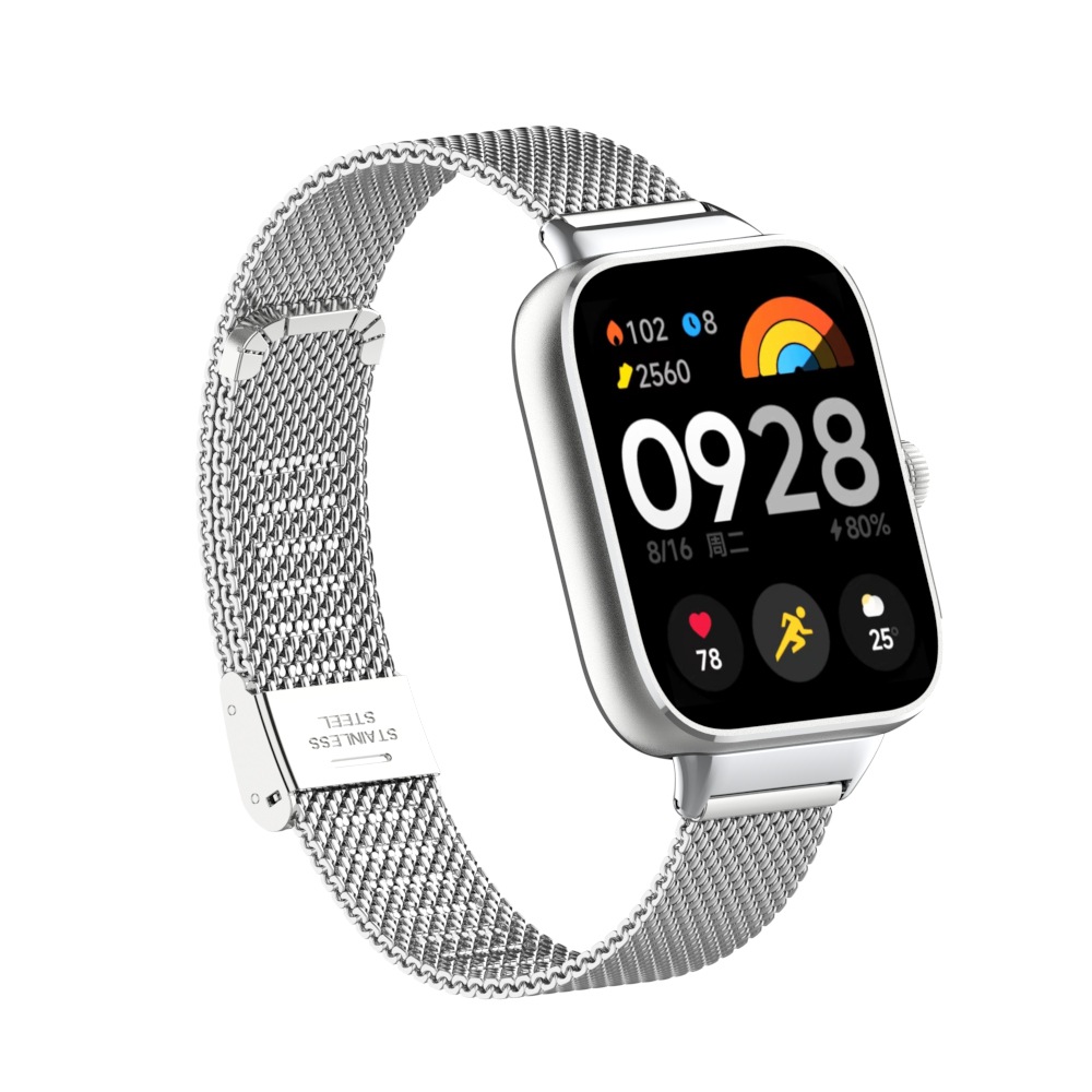 Metalen band voor Xiaomi Redmi horloge 4 Horlogeband Roestvrij stalen armband voor Redmi horloge 4 correa