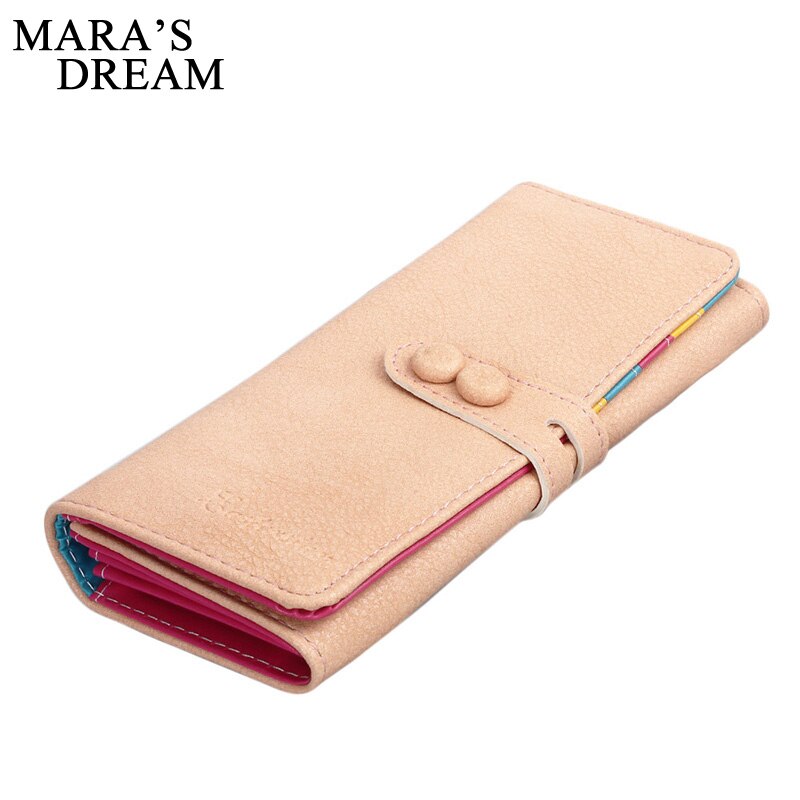 Mara's dream rits pu lederen portemonnee kaarthouder fotohouders dames top merk portemonnee portemonnee dames portemonnee portemonnees