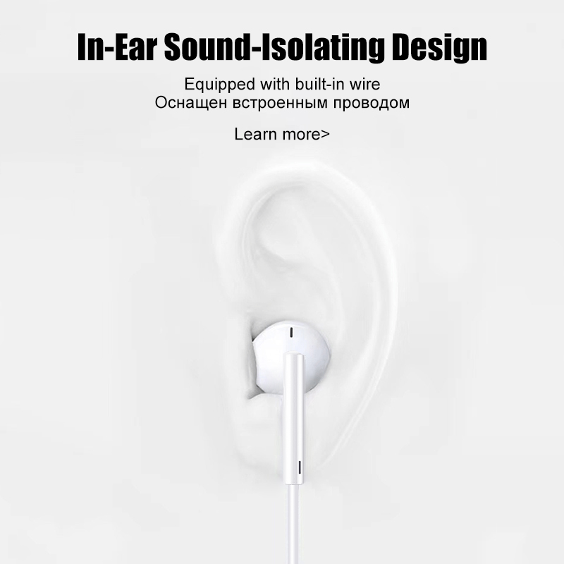 Voor Apple iPad Laptops Tablet Hoofdtelefoon Voor iPhone 16 15 14 13 12 11 Pro Max Koptelefoon X XS 7 8 Plus 3.5mm Stereo Bedrade Oordopjes