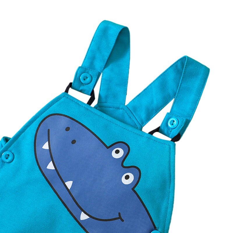 Zomer Baby Meisje Jongen Cartoon Animal Print Bretels Broek Kinderen Overalls Cartoon Dinosaurus Overalls Ins