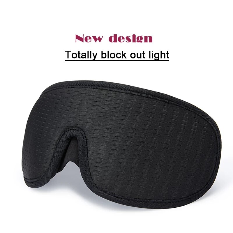 3D Sleeping Mask Block Out Light Soft Padded Sleep Mask For Blindfold Sleeping Aid Face Mask