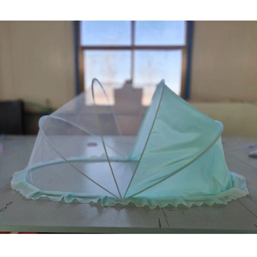 Folding Baby Crib Mosquitoes Net Breathable Full-Coverage Anti-mosquito Mesh Cover Soft Portable Crib Tent Summer