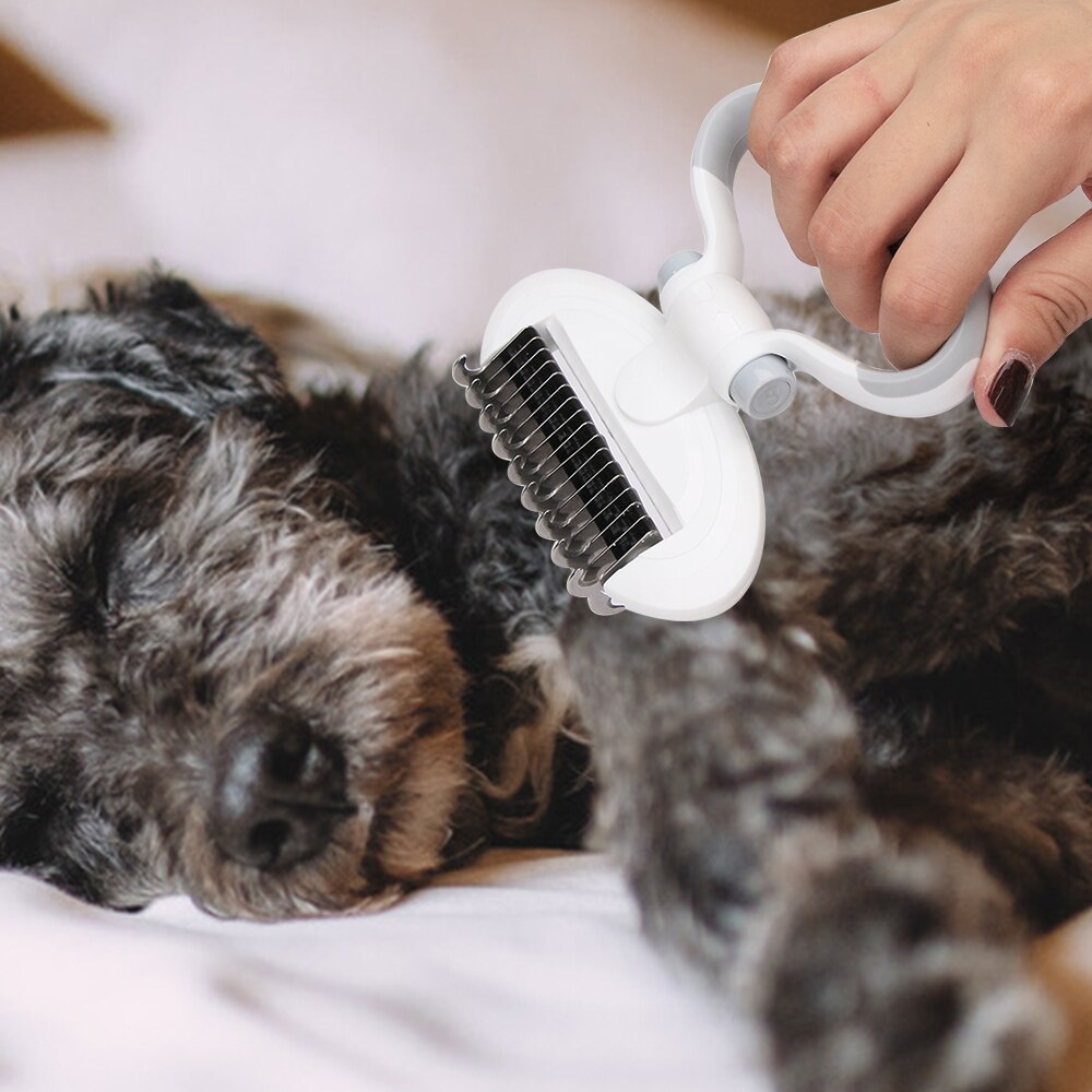 Pet Dog Comb for Untie Hair Knot Dogs Brush Combs for Large Small Dog Poodle Long Hair Dogs Comb Grooming Tool Shih Tzu Q008-S