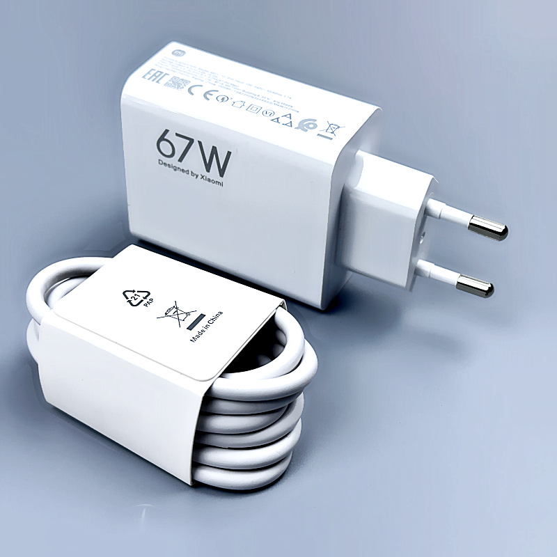 Original Xiaomi Charger 67W Turbo Charging EU Power Supply Fast Charge Usb Type C Cable For Redmi Note 11 12 13 Pro Mi 13 Lite: DE