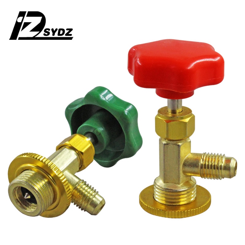 Air conditioning liquid filling safety valve R12 R22 R134a R600a opening valve Freon refrigerant bottle opener