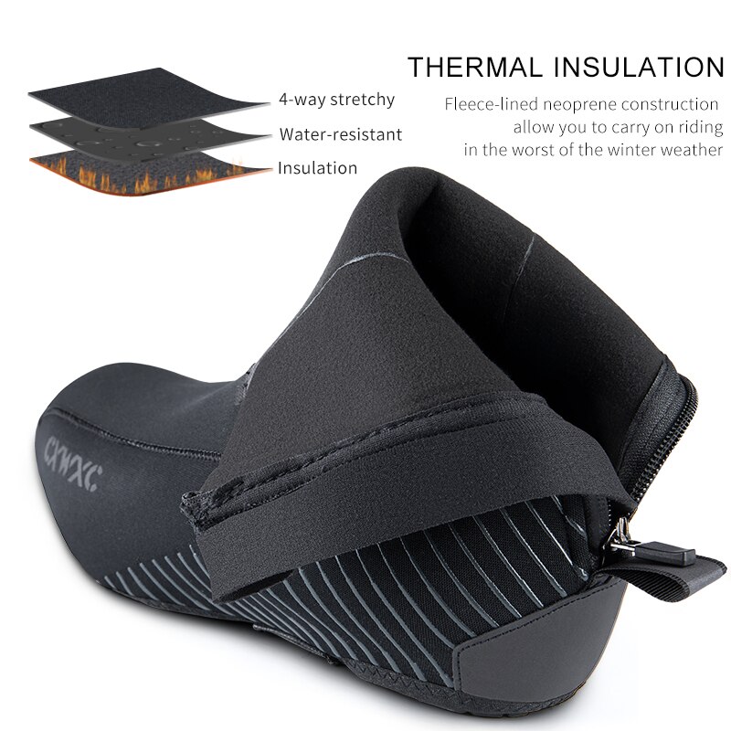 Fietsschoenen overschoenen mtb overschoenen winter warme thermische neopreen overschoenen waterdichte teen fietsschoenen overschoenen voor op de fiets