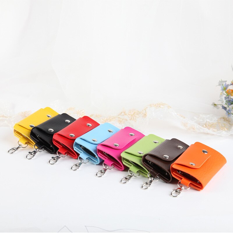Porte-clefs de voiture unisexe porte-clefs en cuir synthétique polyuréthane porte-clés porte-clés pour femmes hommes organisateur voiture porte-clés femme de ménage couvre sac