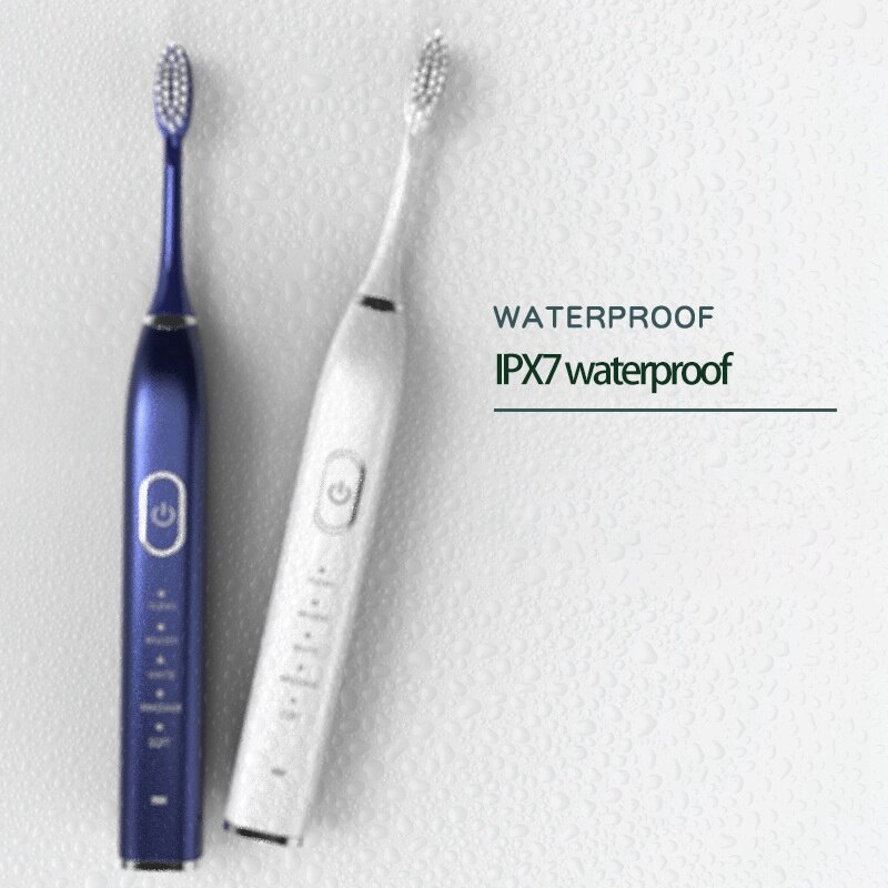 Ultrasonic Electric Toothbrush USB Rechargeable 5 Modes Toothbrush Waterproof Whitening Teeth Brush