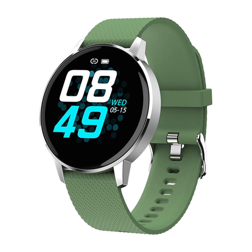 Smart Horloge T4 Armband Hartslag Bloeddrukmeter Oproep Herinnering Fitness Tracker Waterdicht Smart Horloge Android Ios: green