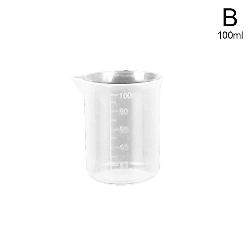 Plastic Measuring Cup Split Cup DIY Epoxy Resin Accessories Making Tool Beaker Household Daily Necessities: B