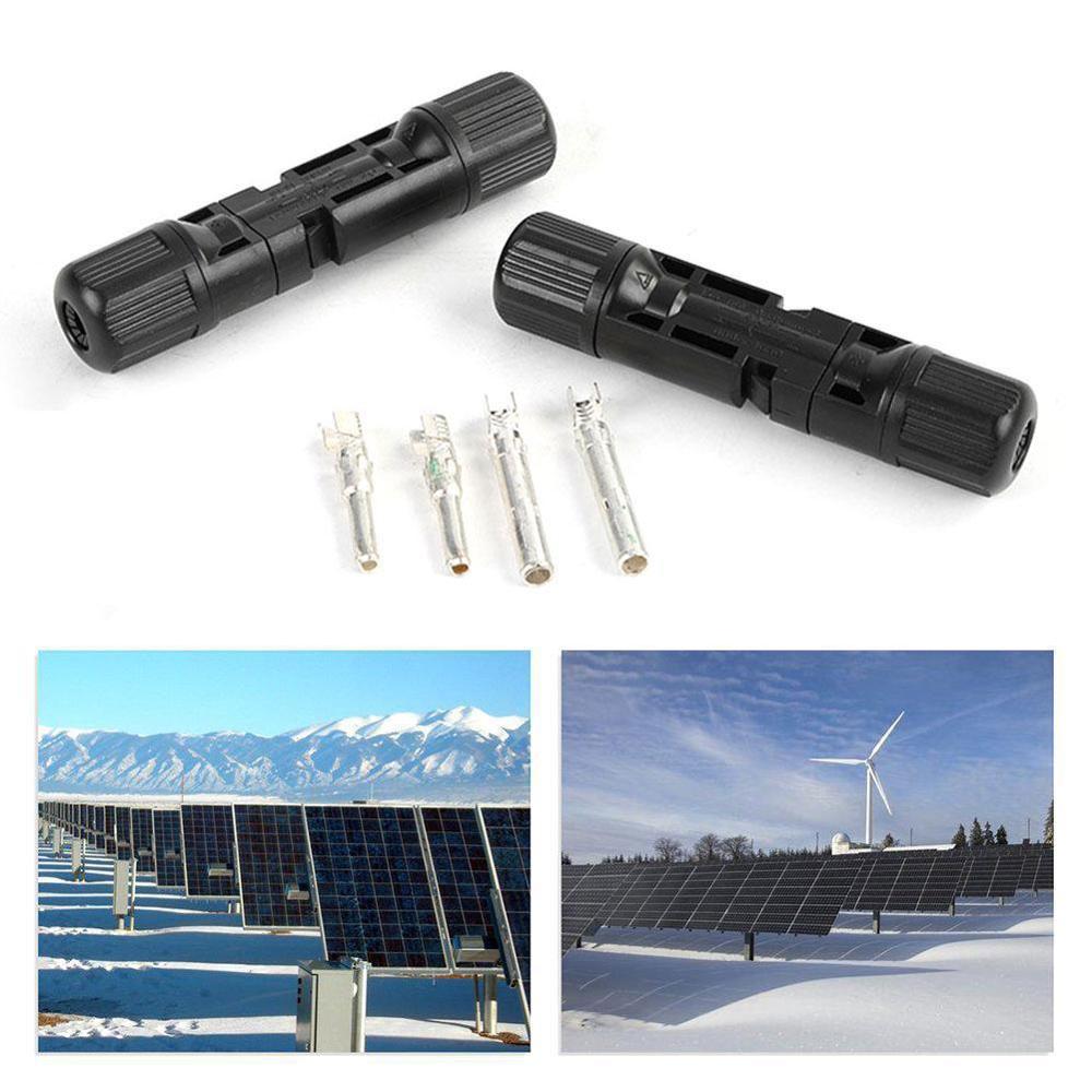 Solcellepanel vanntett kobling gren parallell tilkobling 1000v elektrisk solcelle pv plugg fotovoltaisk panel kabel ledning tilkobling